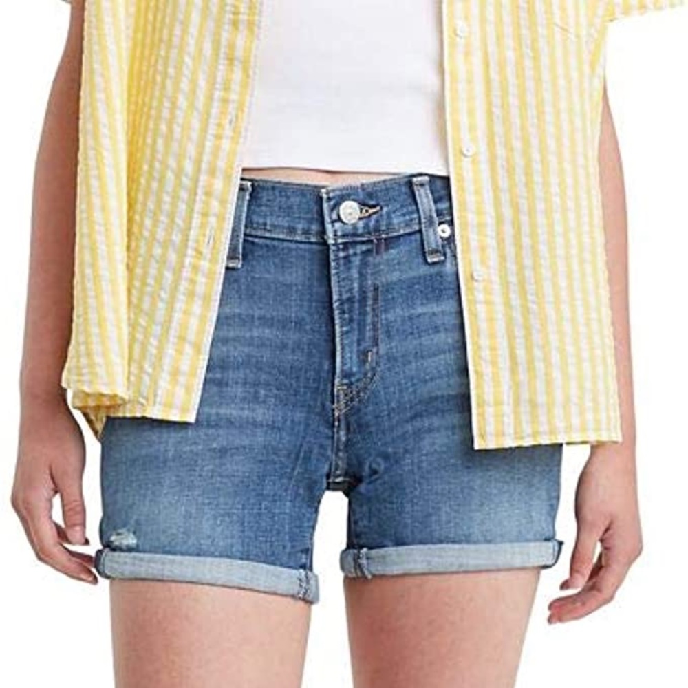 Levi’s Women’s Mid Length Denim Shorts NWT